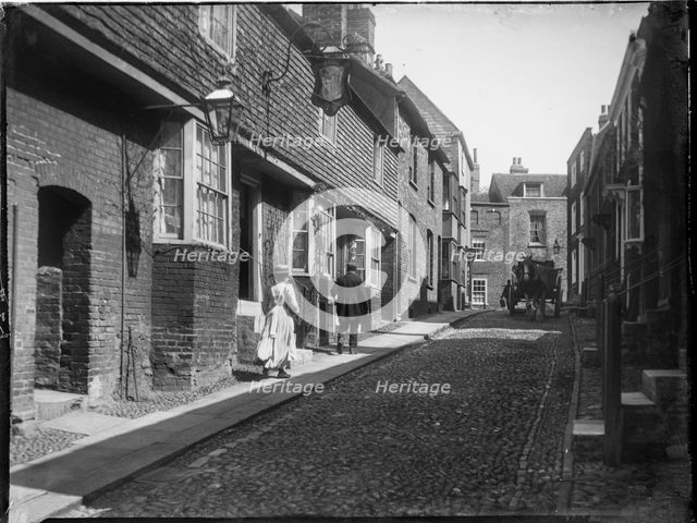 Mermaid Street, Rye, Rother, East Sussex, 1905. Creator: Katherine Jean Macfee.