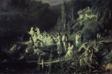Mermaids, 1871. Artist: Kramskoi, Ivan Nikolayevich (1837-1887)