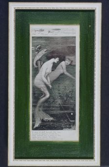 Mermaids playing golf, American, 1920s. Creator: Richard Felton Outcault