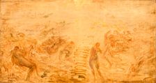 Mermaids Under Water, 1874. Creator: Felix Francois Georges Philibert Ziem