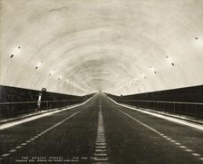 Mersey Tunnel, Liverpool, Merseyside, 1934. Artist: Stewart Bale