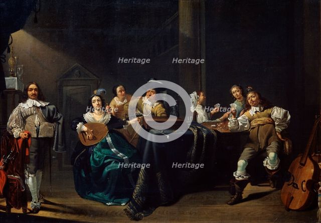 'Merry Company', 17th century.  Artist: Jacob Duck