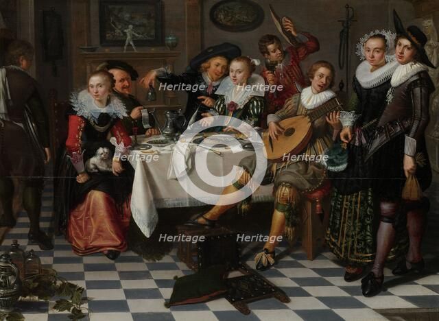 Merry Company, 1629. Creator: Isaac Elias.