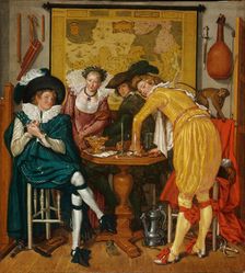 Merry company. Artist: Buytewech, Willem Pietersz. (1591/92-1624)