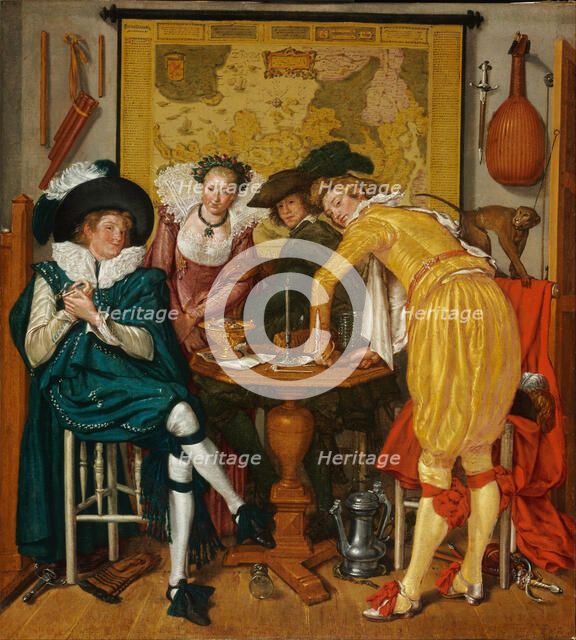 Merry company. Artist: Buytewech, Willem Pietersz. (1591/92-1624)