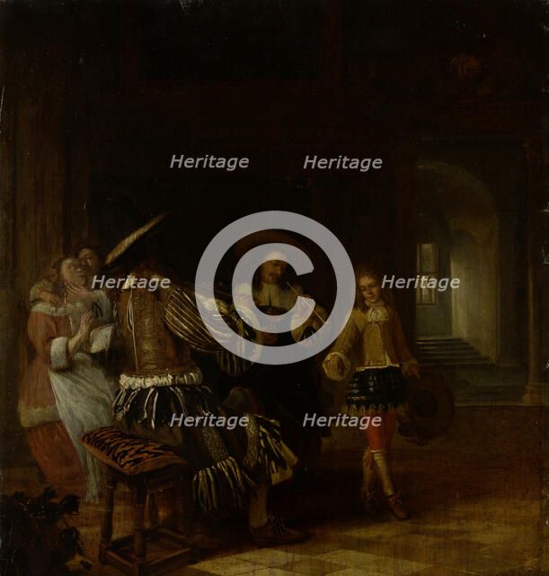 Merry Company, c1680. Creator: Monogrammist HVB.