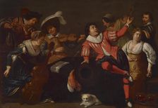 Merry Company, c1630. Creator: Jan van Bijlert