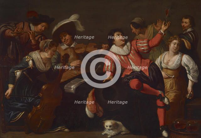 Merry Company, c1630. Creator: Jan van Bijlert.