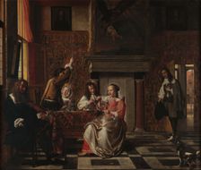 Merry Company. Creator: Hooch, Pieter, de (1629-1684)
