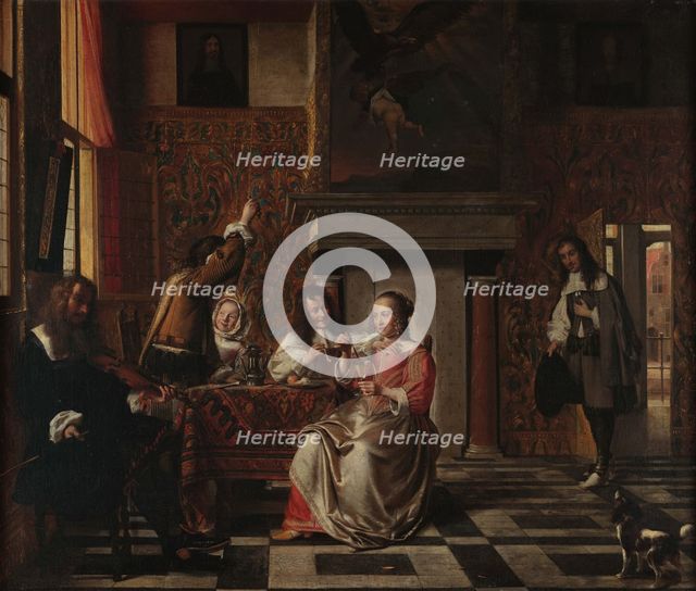 Merry Company. Creator: Hooch, Pieter, de (1629-1684).