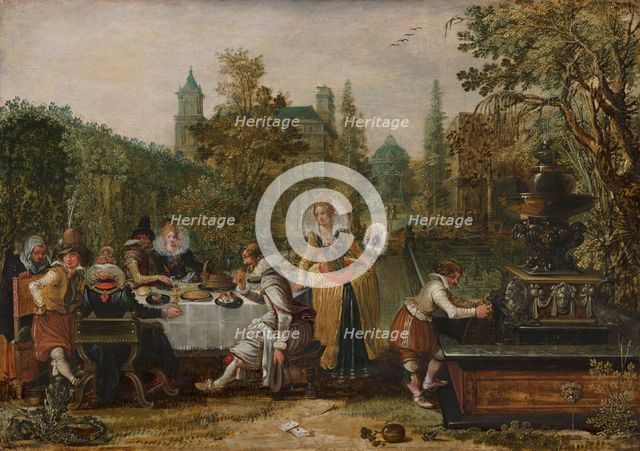 Merry Company in a Park. Creator: Esaias van de Velde.
