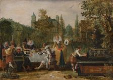Merry Company in a Park. Creator: Esaias van de Velde