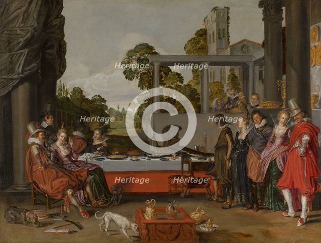Merry Company on a Terrace. Creator: Willem Pietersz. Buytewech.
