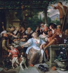 Merry Company on a Terrace c1673-1675. Artist: Jan Steen