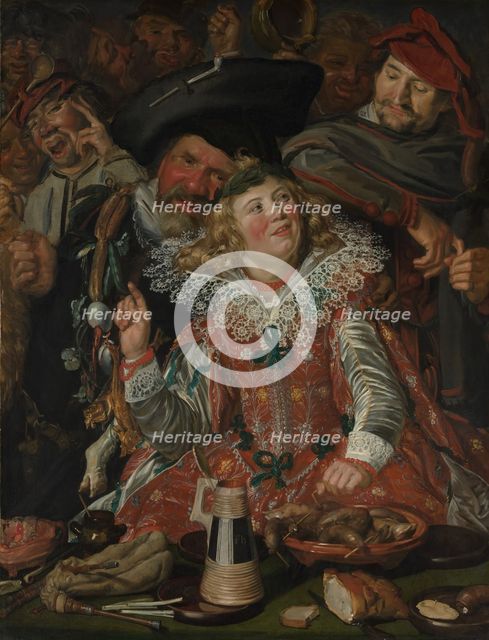 Merrymakers at Shrovetide, ca. 1616-17. Creator: Frans Hals.