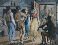 Merrymaking at a Wayside Inn, 1811-ca. 1813. Creator: Attributed to John Lewis Krimmel (1786-1821)