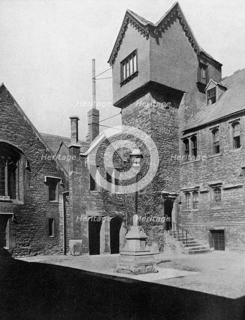 Merton College, Oxford, Oxfordshire, 1924-1926. Artist: HN King