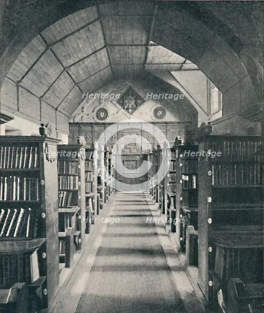 'Merton College Library', 1903. Artist: Gillman.