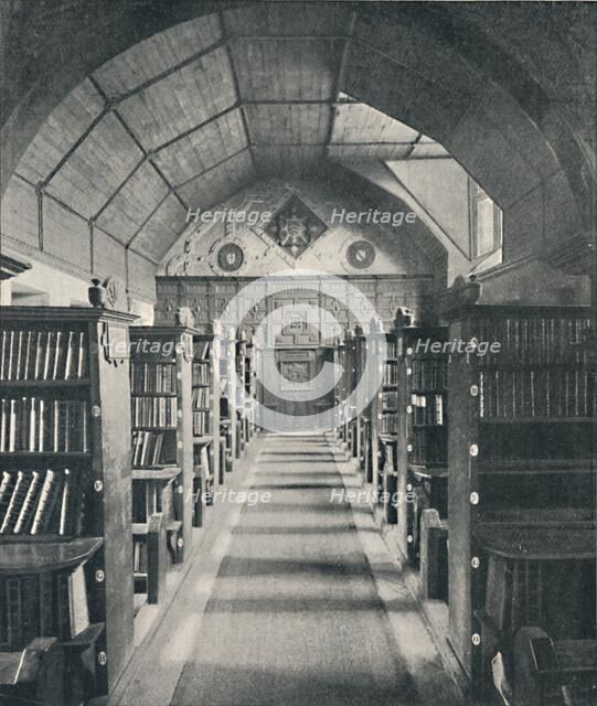 'Merton College Library', 1903. Artist: Gillman.