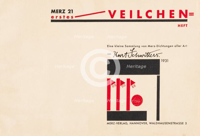 Merz 21, 1931. Creator: Schwitters, Kurt (1887-1948).