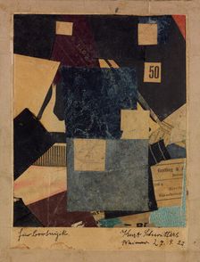 Merz Composition, 1922. Creator: Schwitters, Kurt (1887-1948)