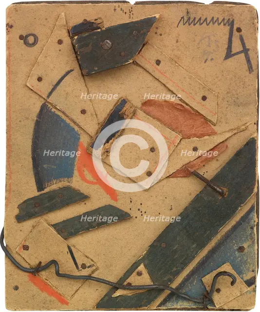 Merz design, 1919. Creator: Schwitters, Kurt (1887-1948).