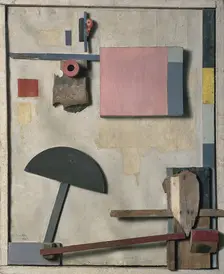 Merzbild Kijkduin, 1923. Artist: Schwitters, Kurt (1887-1948)