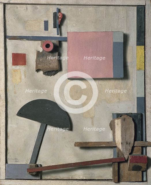 Merzbild Kijkduin, 1923. Artist: Schwitters, Kurt (1887-1948)