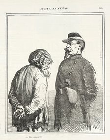 Mes armes!!!, 1871. Creator: Cham