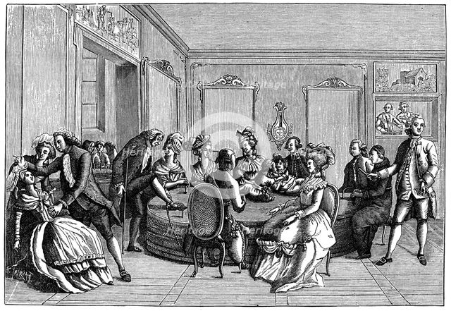 Mesmer's tub, 1779 (1875). Creator: Unknown.