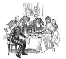 Message Was Received Of The Outbreak At Meerut c1929. Creators: Howard Davie, Harry Payne