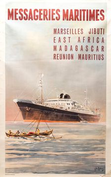 Messageries Maritimes, 1958. Creator: De Gachons, Jean (1871-1951)