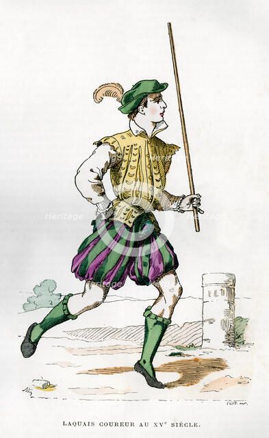 Messenger, 15th century (1882-1884). Artist: Petit