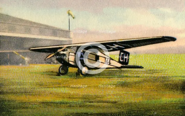 Messerschmitt M 18 plane, 1920s, (1932). Creator: Unknown.