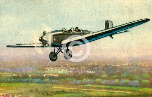 Messerschmitt M 23b plane, 1920s, (1932). Creator: Unknown.