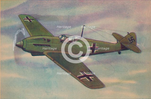 'Messerschmitt M.E. 109 Fighter Monoplane', c1944. Creator: Unknown.