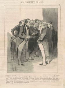 Messieurs les juré ... l'accusé a tué Jean Maclou ..., 19th century. Creator: Honore Daumier