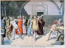 Messire du Guesclin Théâtre de la Porte Saint-Martin, 1895. Artist: Paul Deroulede