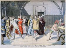 Messire du Guesclin Théâtre de la Porte Saint-Martin, 1895. Artist: Paul Deroulede