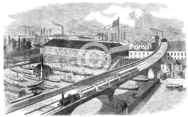 Messrs. Forrestt's Life-Boat Building Yard, Limehouse, 1860. Creator: Unknown.