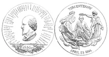 Messrs. Hunt and Roskell’s Shakspeare medal, 1864. Creator: Unknown
