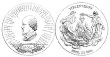 Messrs. Hunt and Roskell’s Shakspeare medal, 1864. Creator: Unknown