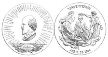 Messrs. Hunt and Roskell’s Shakspeare medal, 1864. Creator: Unknown