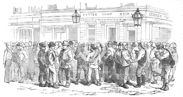 Messrs. Peto, Brassey, and Betts' Office, Waterloo-Road, 1854. Creator: Unknown.