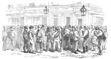 Messrs. Peto, Brassey, and Betts Office, Waterloo-Road, 1854. Creator: Unknown