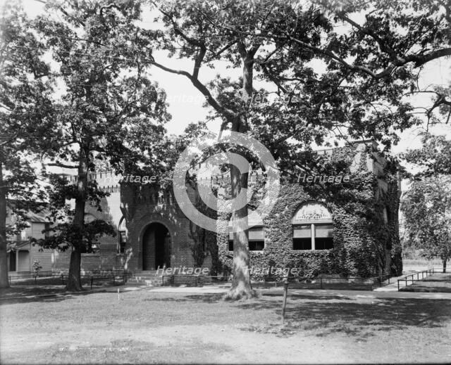 Mess Hall, M[ichigan] M[ilitary] A[cademy] , Orchard Lake, Michigan, The, between 1900 and 1906. Creator: Unknown.