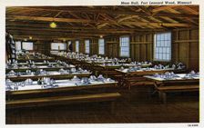 Mess Hall, Fort Leonard Wood, Missouri, USA, 1941