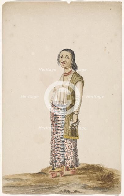 Mestizo woman, c.1675-c.1725. Creator: Anon.