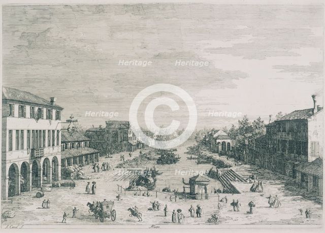 Mestre, 1741-1743. Creator: Canaletto.