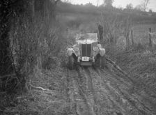 MG 18/80 of D Munro competing in the MG Car Club Trial, Kimble Lane, Chilterns, 1931. Artist: Bill Brunell